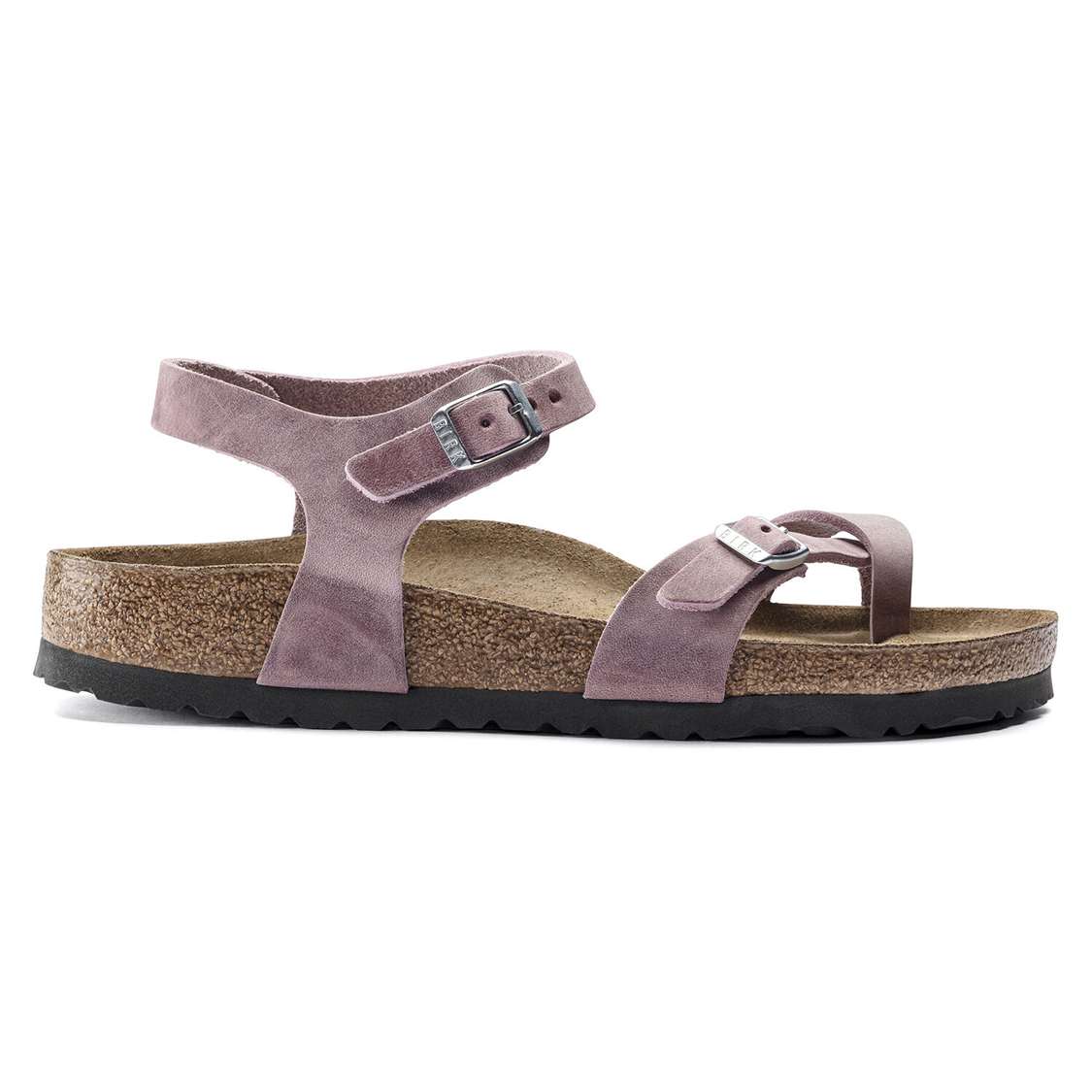 Birkenstock Taormina Oiled Leather Back Strap Sandals Lavender | KmgVO4MQcpV