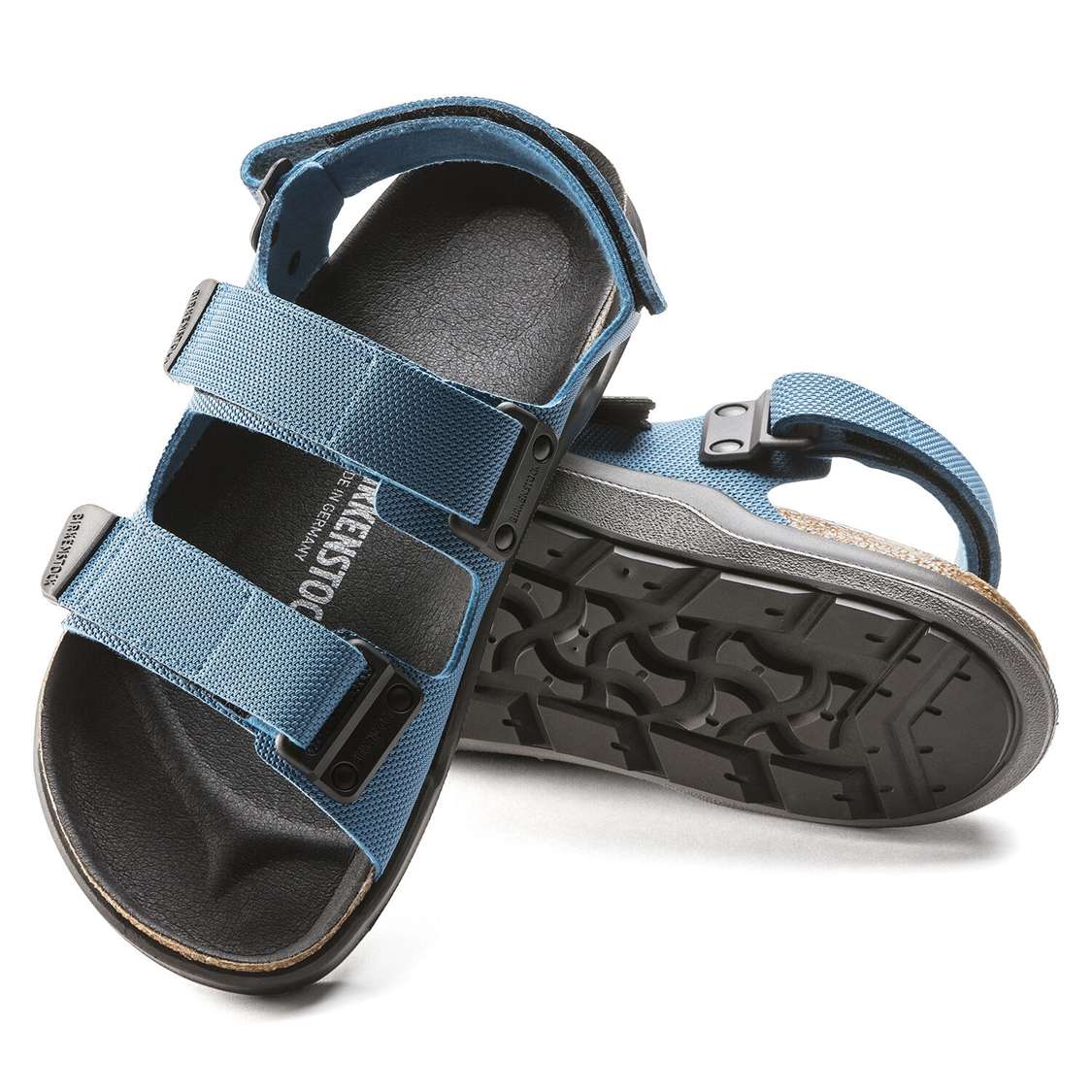 Birkenstock Tatacoa Birko-Flor Back Strap Sandals Blue | HVuUSGOj4YE