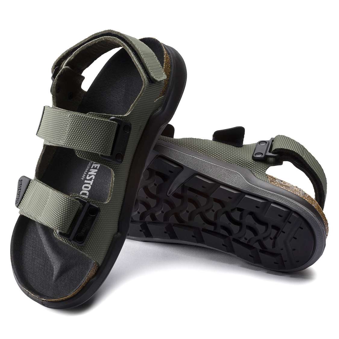 Birkenstock Tatacoa Birko-Flor Back Strap Sandals Khaki | OTUYWB7P6rm