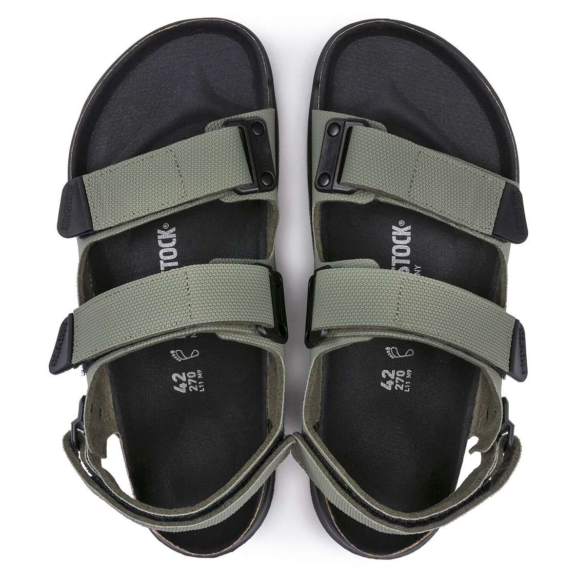 Birkenstock Tatacoa Birko-Flor Back Strap Sandals Khaki | OTUYWB7P6rm