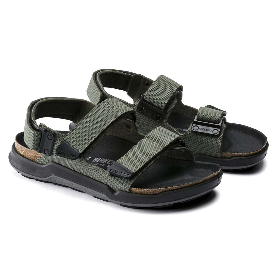 Birkenstock Tatacoa Birko-Flor Back Strap Sandals Khaki | OTUYWB7P6rm