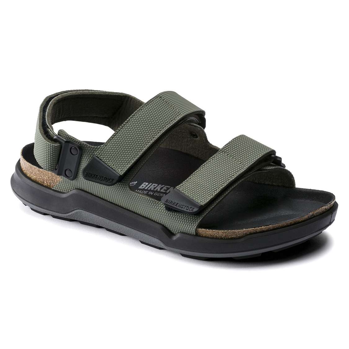 Birkenstock Tatacoa Birko-Flor Two Strap Sandals Khaki | 57VPj8lDHxO