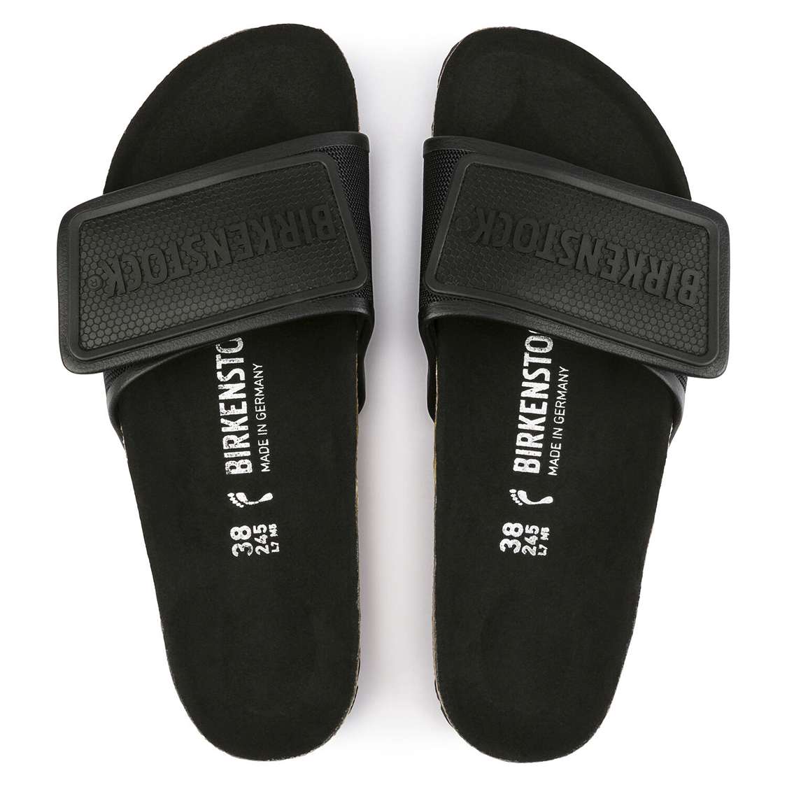 Birkenstock Tema Microfiber One Strap Sandals Black | NYCB61TtaSW