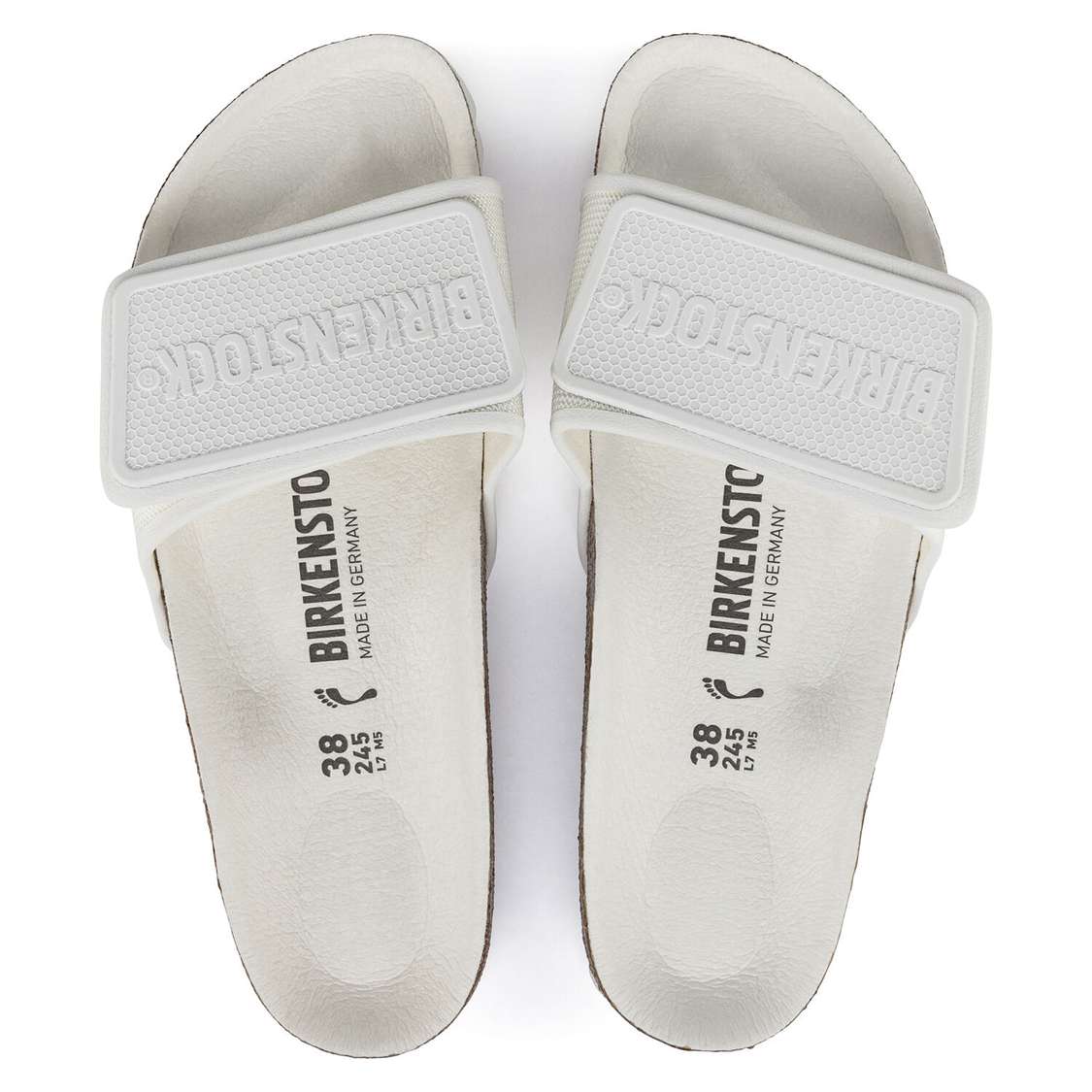 Birkenstock Tema Microfiber One Strap Sandals White | RBrtPfxGaun