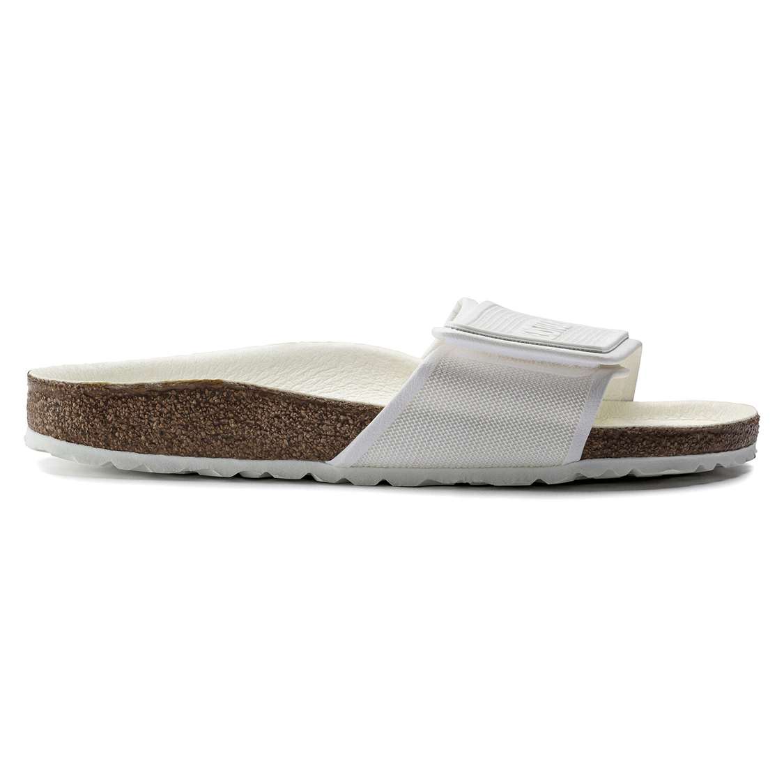 Birkenstock Tema Microfiber One Strap Sandals White | RBrtPfxGaun