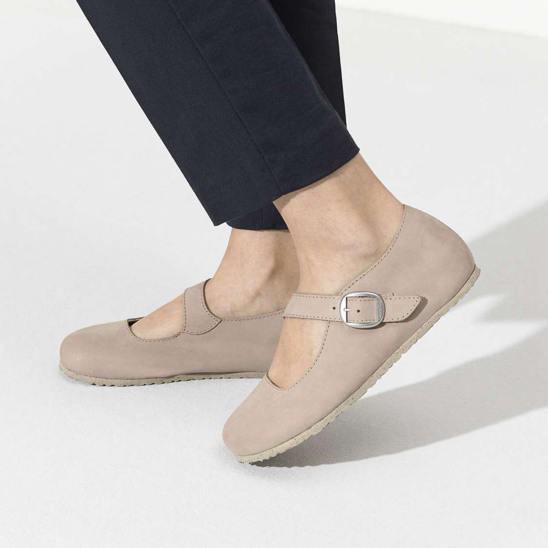 Birkenstock Tracy Nubuck Leather Low Shoes Pink | OW81Zf96FRQ