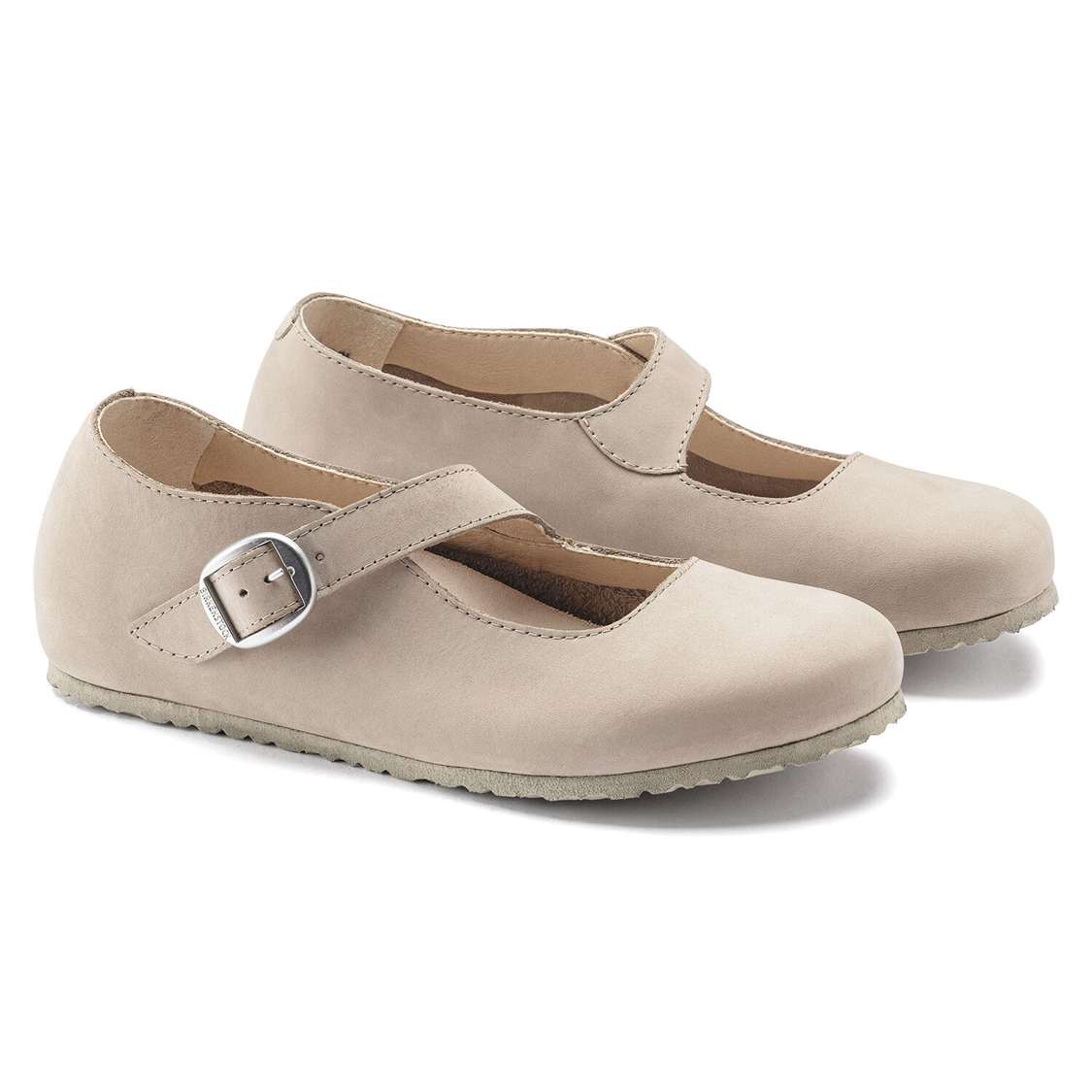 Birkenstock Tracy Nubuck Leather Low Shoes Pink | OW81Zf96FRQ