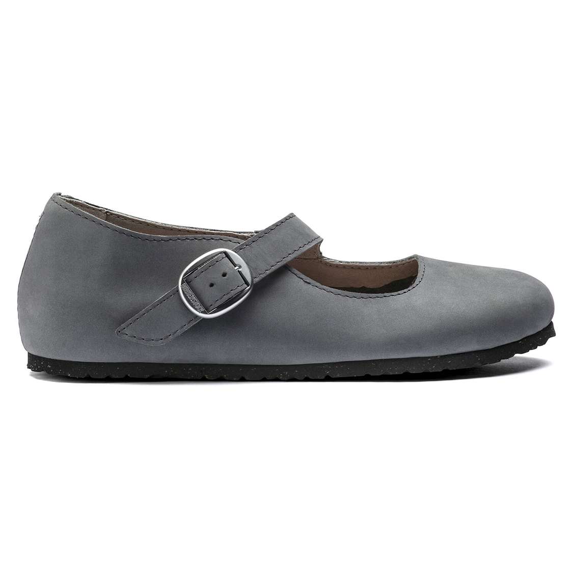 Birkenstock Tracy Nubuck Leather Low Shoes Grey | R6orj2aPtFZ