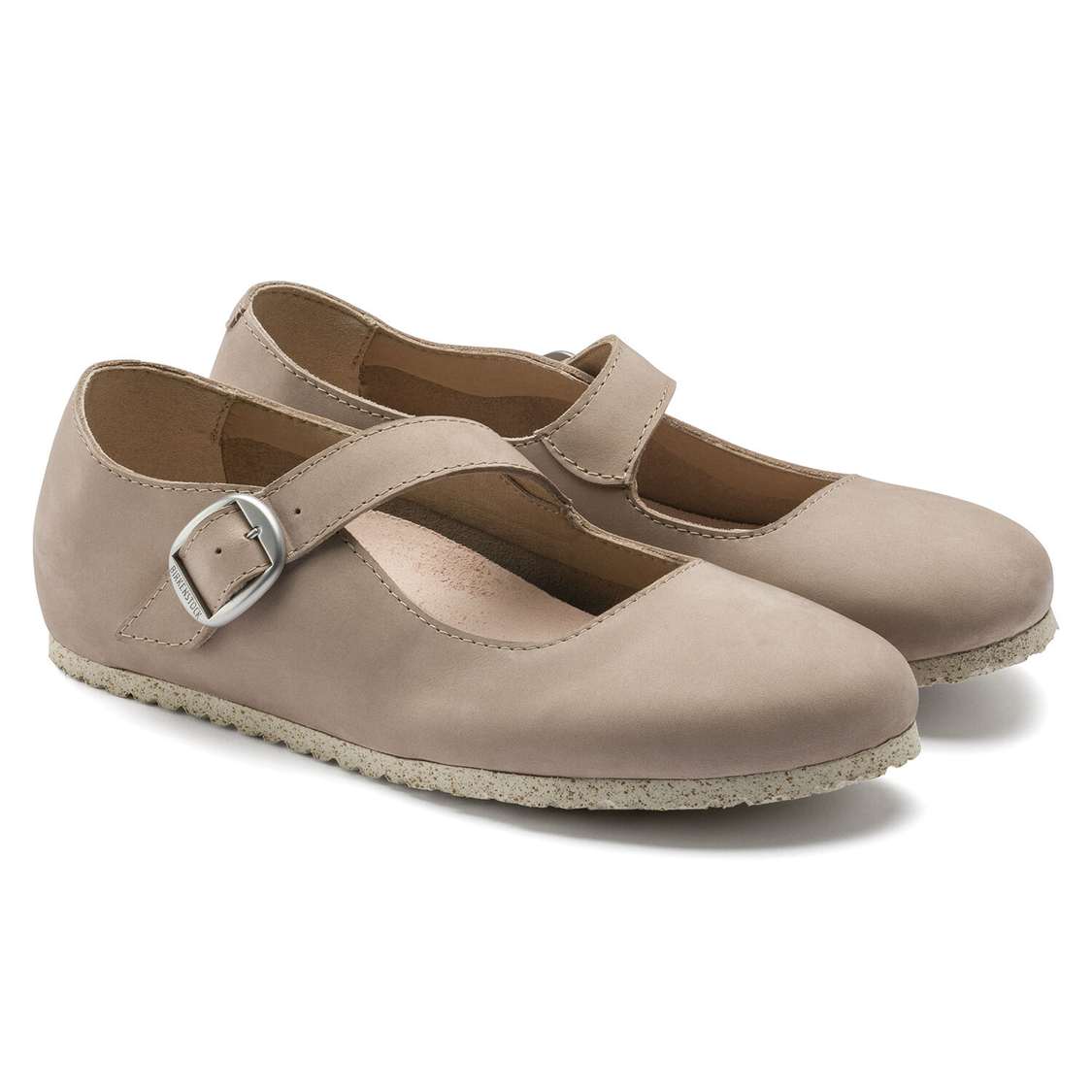 Birkenstock Tracy Nubuck Leather Low Shoes Brown | f14Nbj99U1s