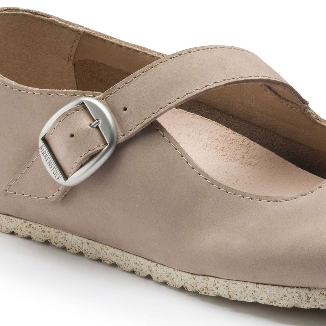 Birkenstock Tracy Nubuck Leather Low Shoes Brown | f14Nbj99U1s