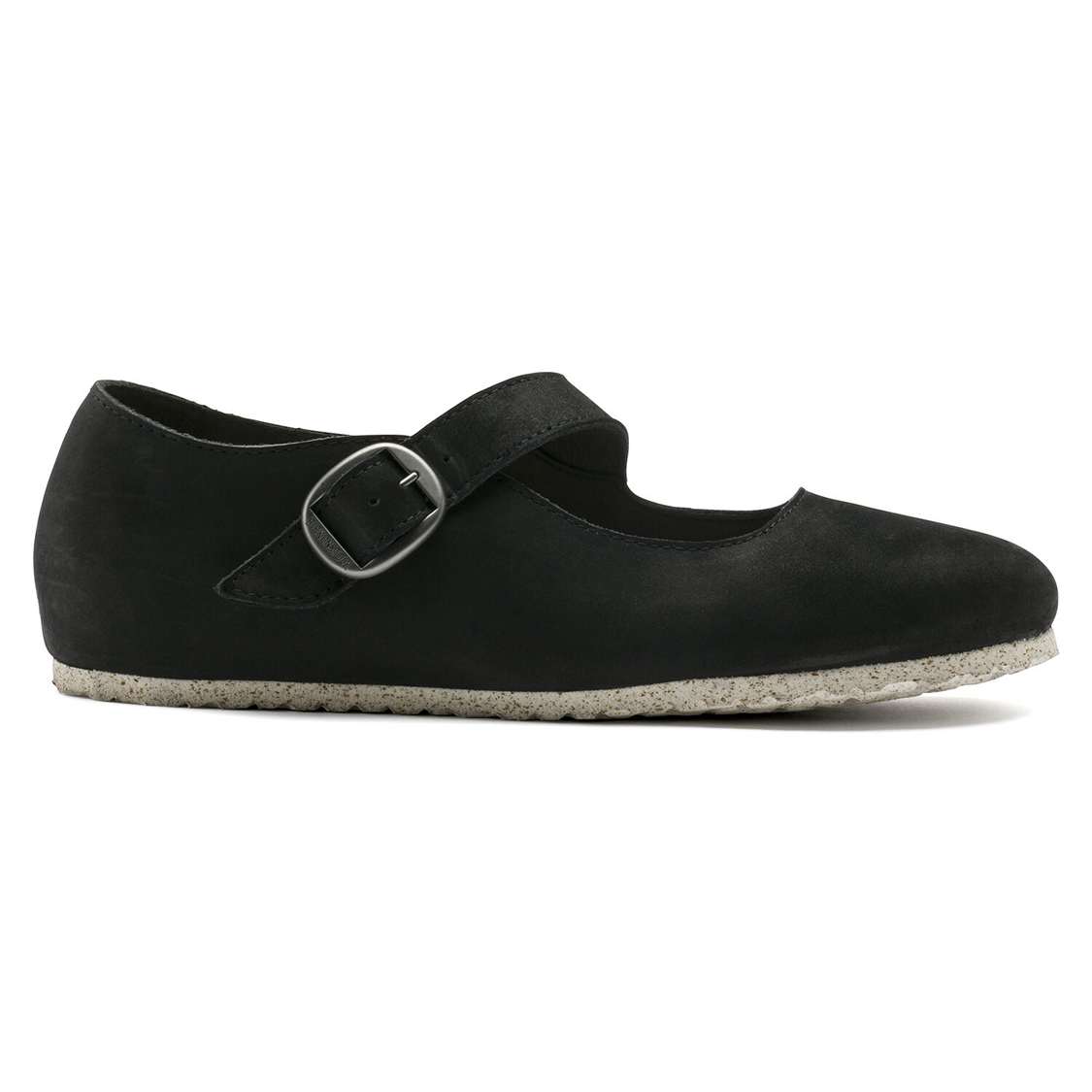 Birkenstock Tracy Nubuck Leather Low Shoes Black | oCCMs8vvriK