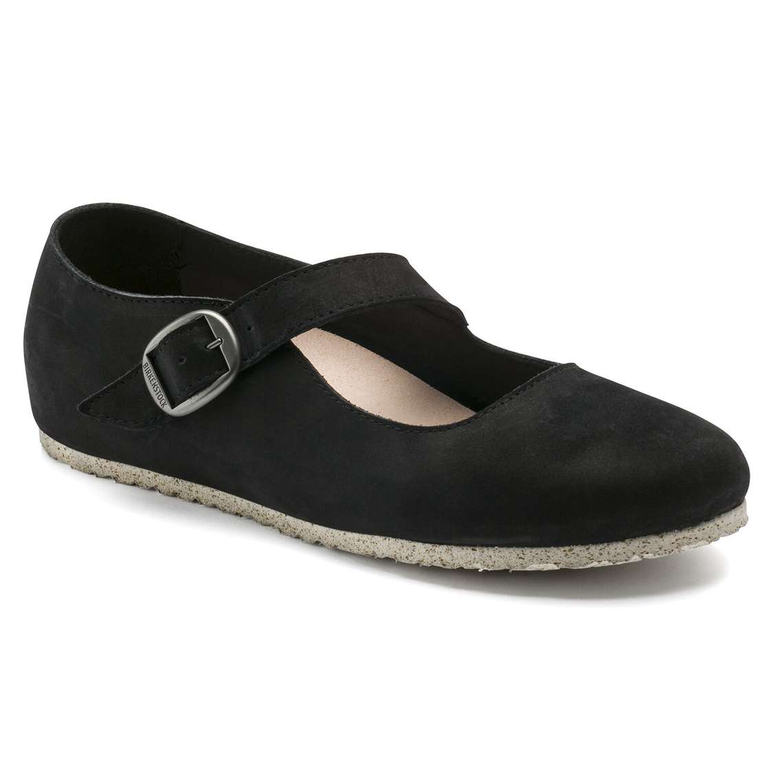 Birkenstock Tracy Nubuck Leather Low Shoes Black | oCCMs8vvriK