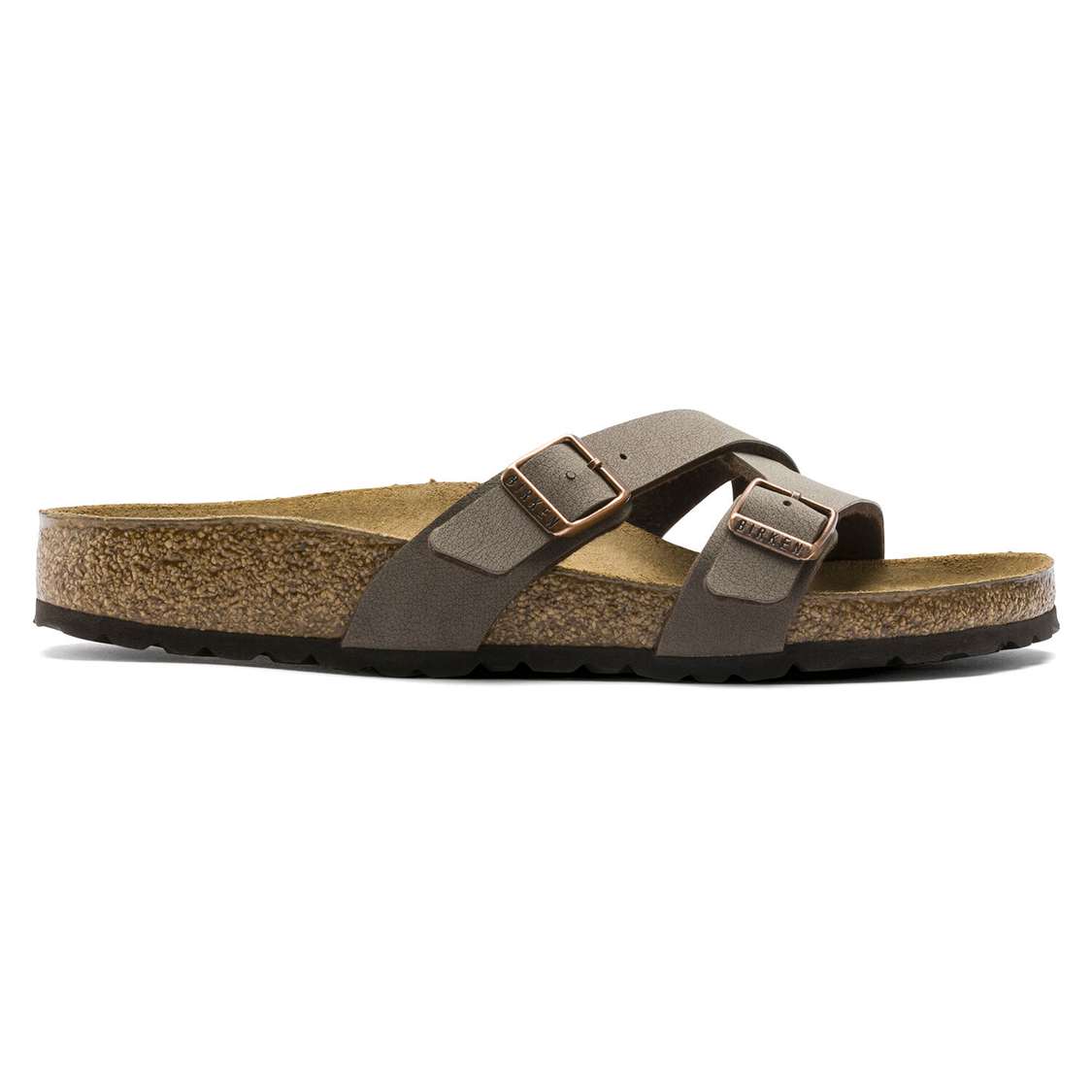 Birkenstock Yao Birkibuc Multi Strap Sandals Yellow | hCAdBsO4cwa