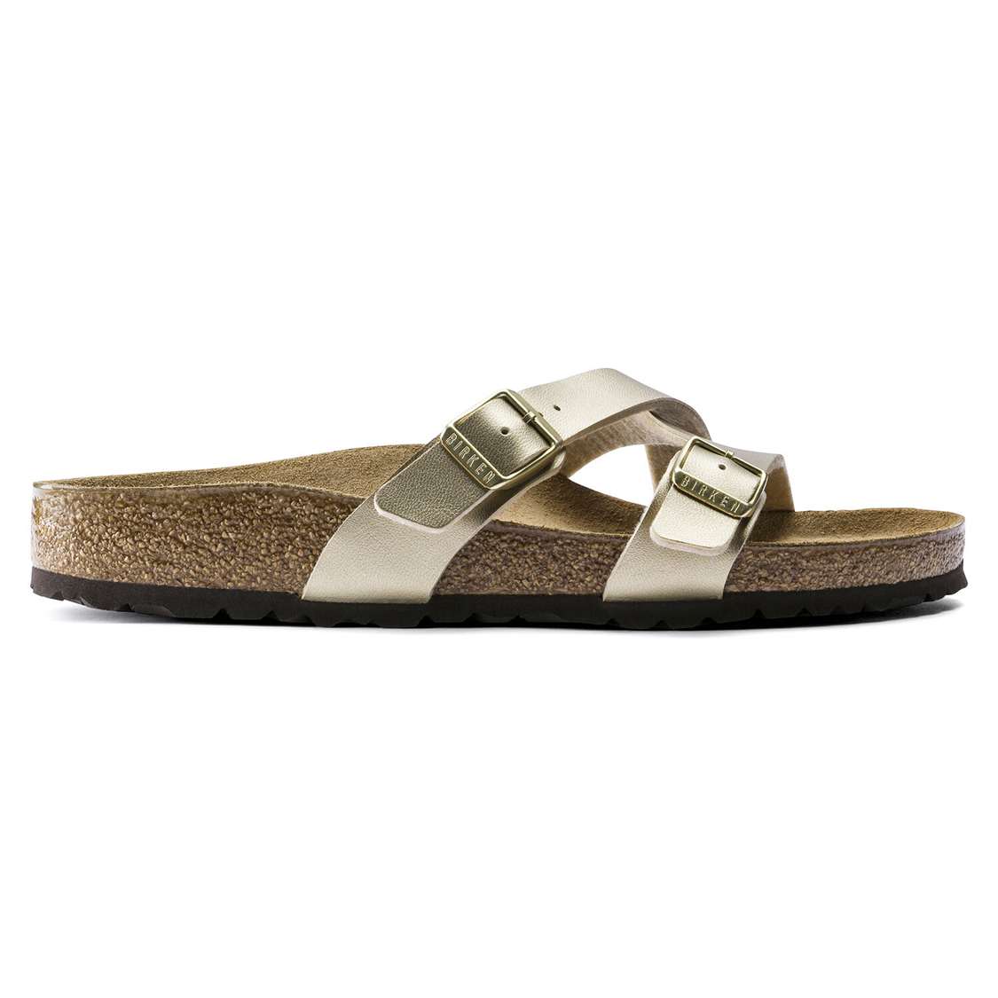 Birkenstock Yao Birko-Flor Multi Strap Sandals Gold | ibfzgxv6exx