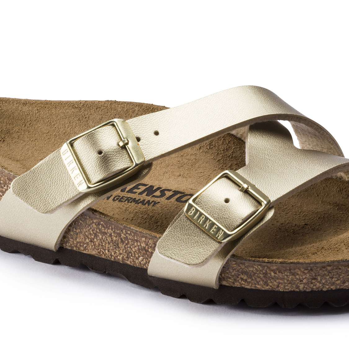 Birkenstock Yao Birko-Flor Multi Strap Sandals Gold | ibfzgxv6exx