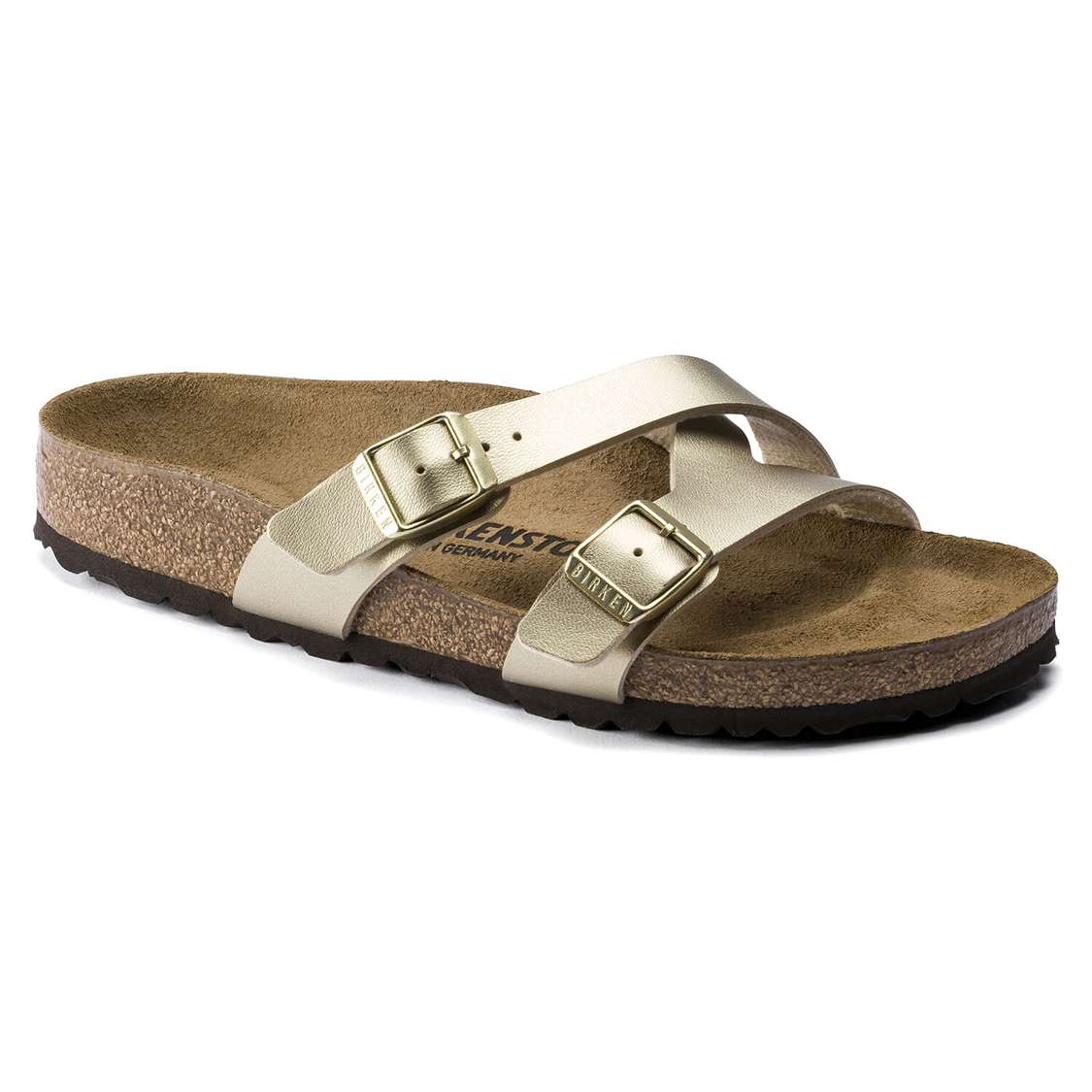 Birkenstock Yao Birko-Flor Multi Strap Sandals Gold | ibfzgxv6exx