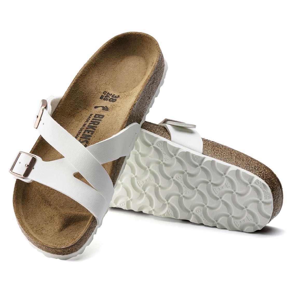 Birkenstock Yao Birko-Flor Multi Strap Sandals White | zpdPAKvibd7