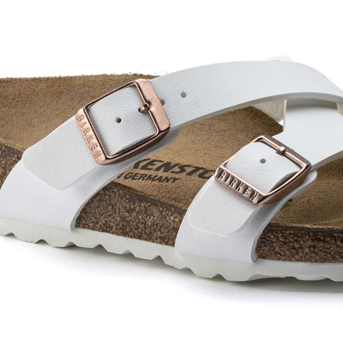 Birkenstock Yao Birko-Flor Multi Strap Sandals White | zpdPAKvibd7