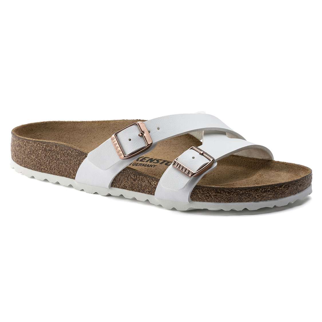 Birkenstock Yao Birko-Flor Multi Strap Sandals White | zpdPAKvibd7