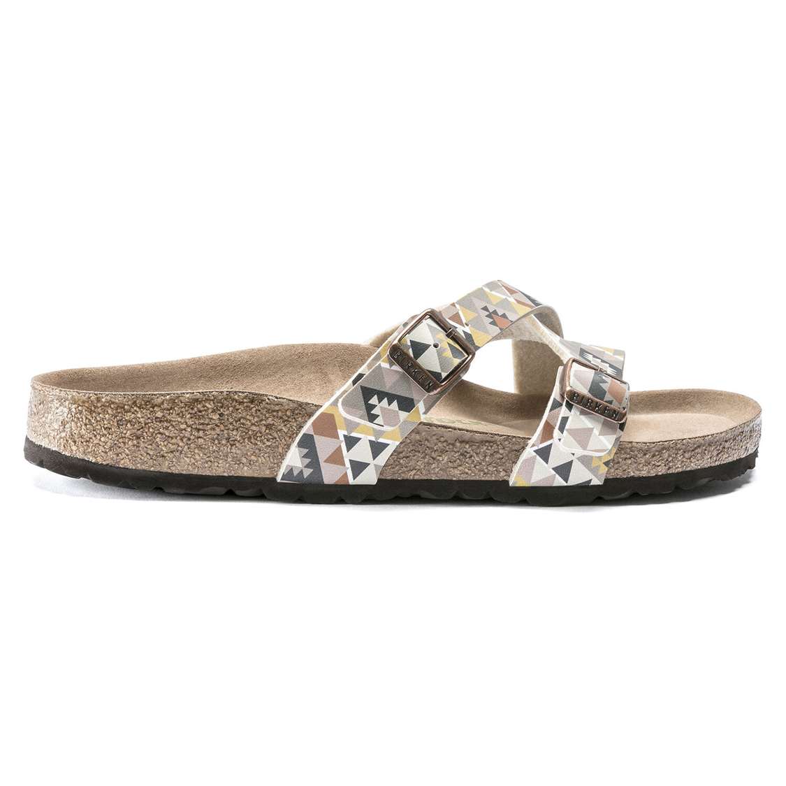 Birkenstock Yao Vegan Birko-Flor Multi Strap Sandals Brown | DwKnUNyDXXy