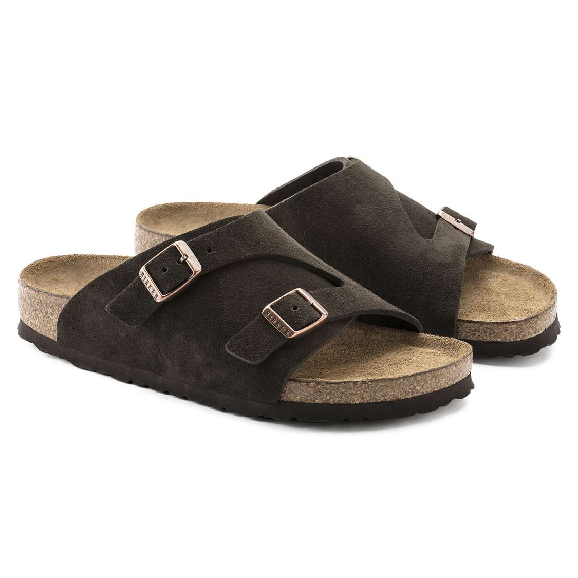 Birkenstock Zürich Soft Footbed Suede Leather One Strap Sandals Yellow | xeykRR8lXB8