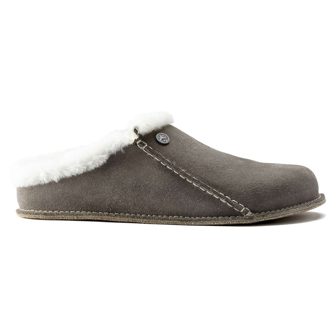 Birkenstock Zermatt Premium Suede Leather Clogs Grey | PDEiIpYJyFk