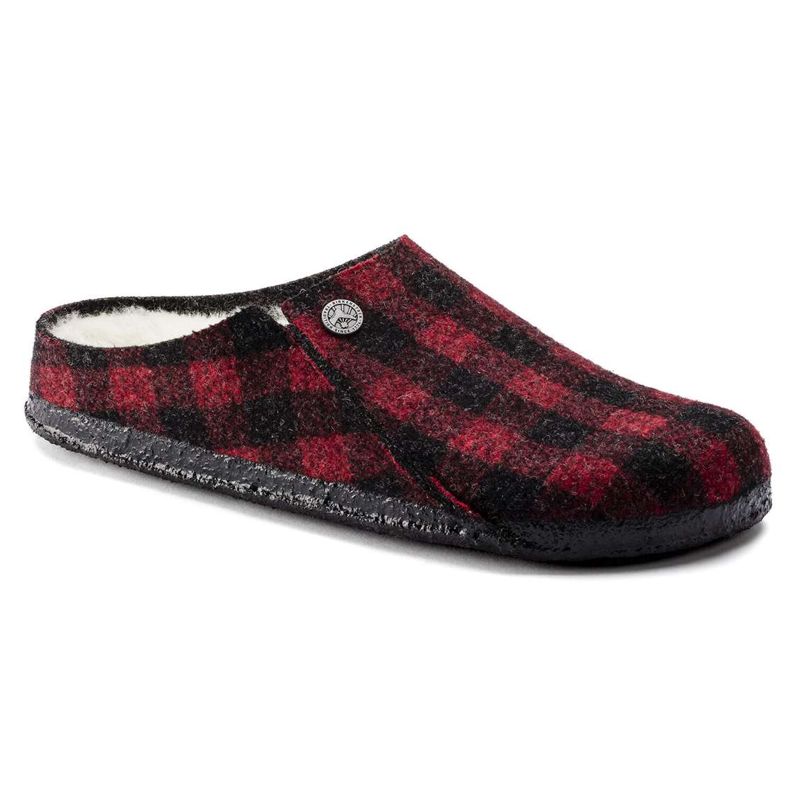 Birkenstock Zermatt Wool Felt Clogs Red | WzEmPBrjFQC