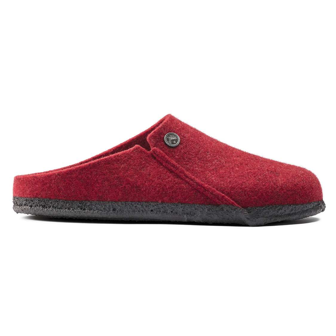 Birkenstock Zermatt Wool Felt Clogs Red | wrXDI2s61XW