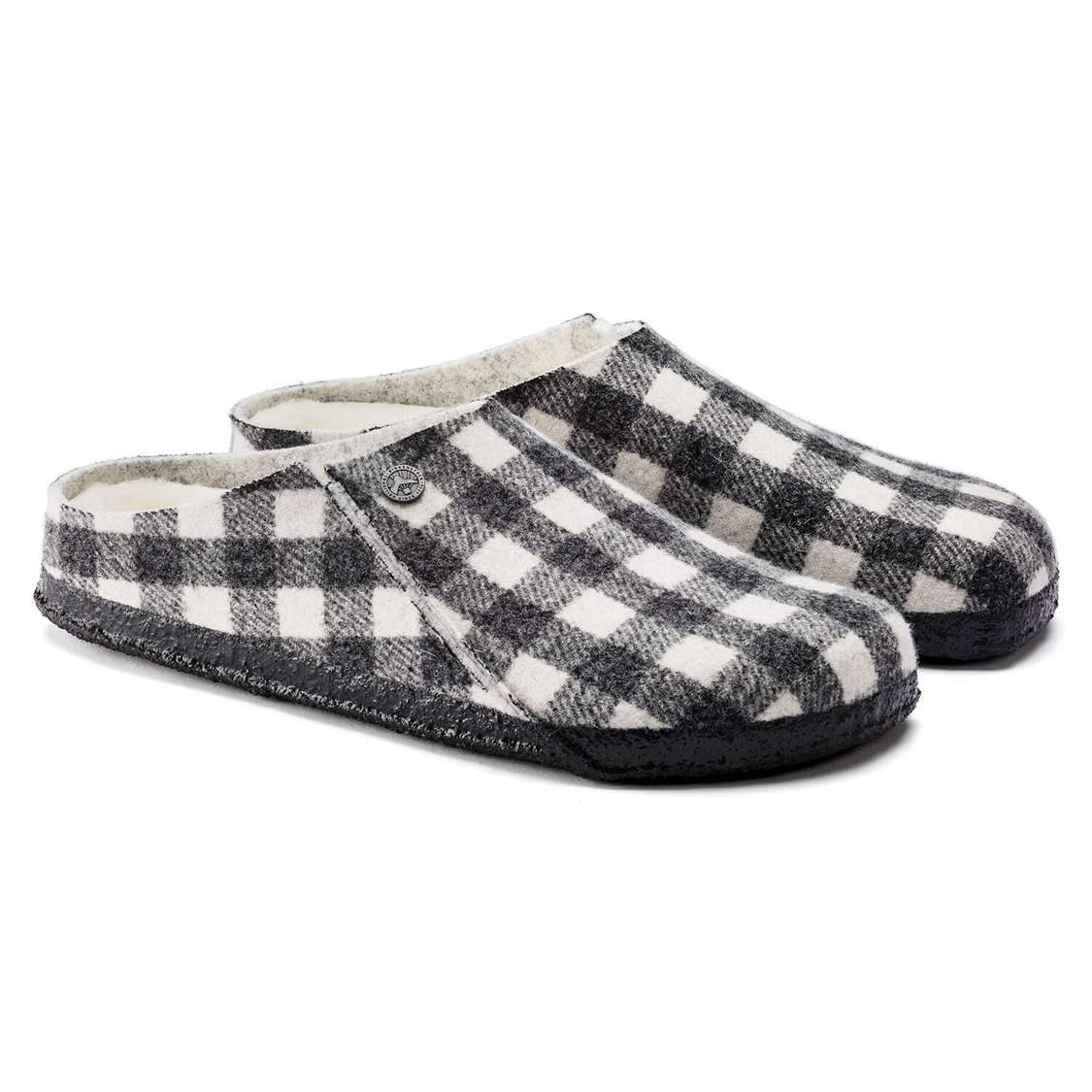 Birkenstock Zermatt Wool Felt Clogs White | Ue4TiyXc1mF